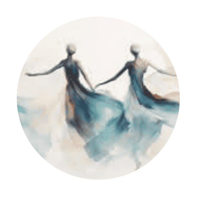 Painting or Two Dancers